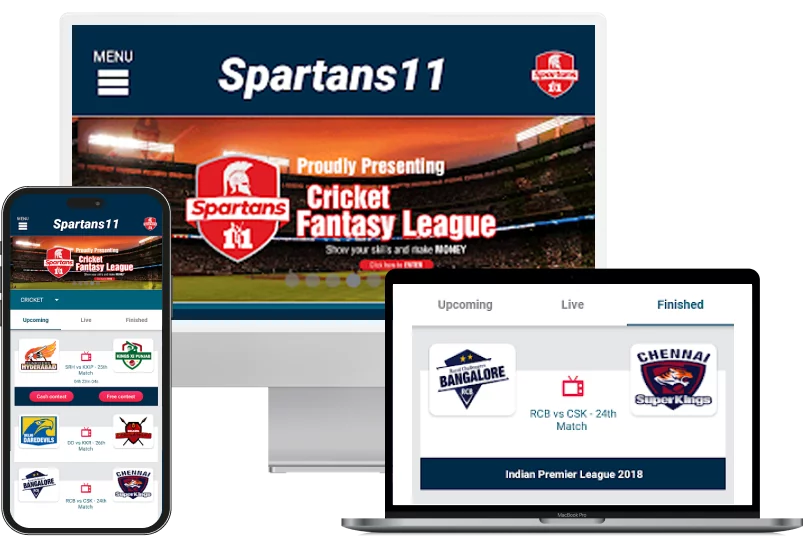fantasy cricket league by sciflae - spartans 11